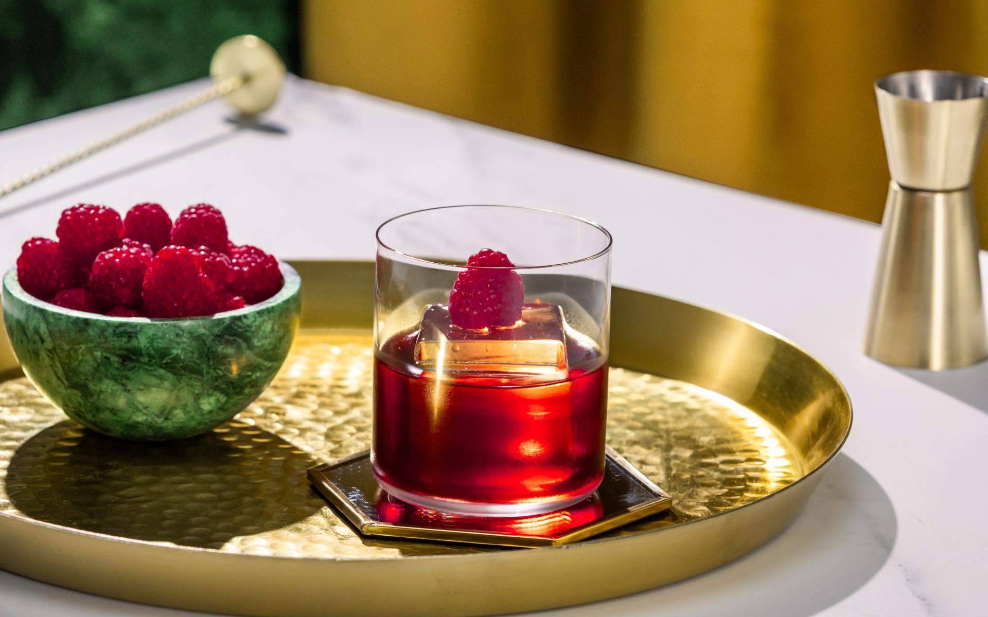 Hankey’s Raspberry Boulevardier
